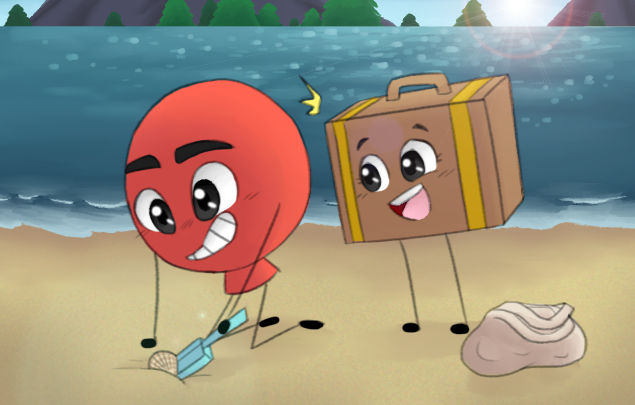 Shell Collecting by Redkitty50s on DeviantArt