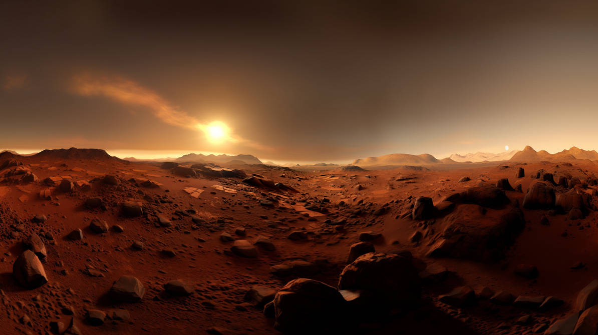 Mars surface panorama view by xXMCUFan2020Xx on DeviantArt