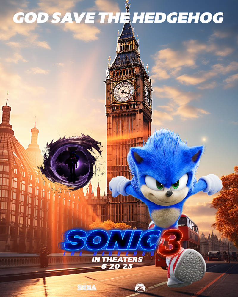Sonic The Hedgehog 3 (2025) Teaser Poster by xXMCUFan2020Xx on DeviantArt