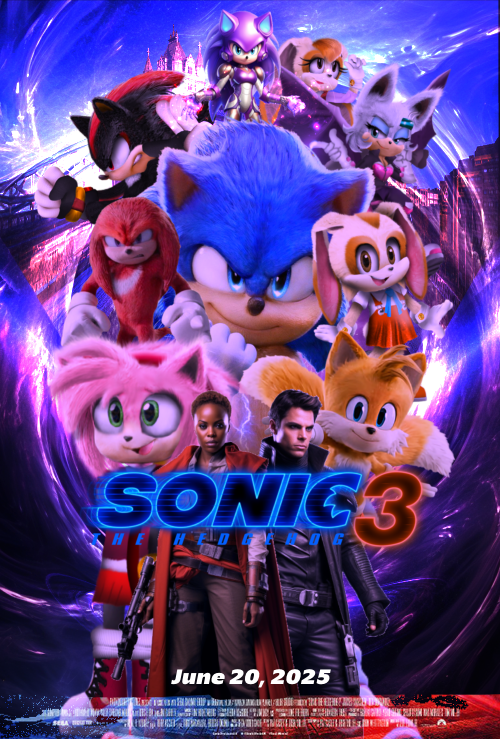 Sonic The Hedgehog 3 Official Movie Logo by SonicOverload2021 on DeviantArt