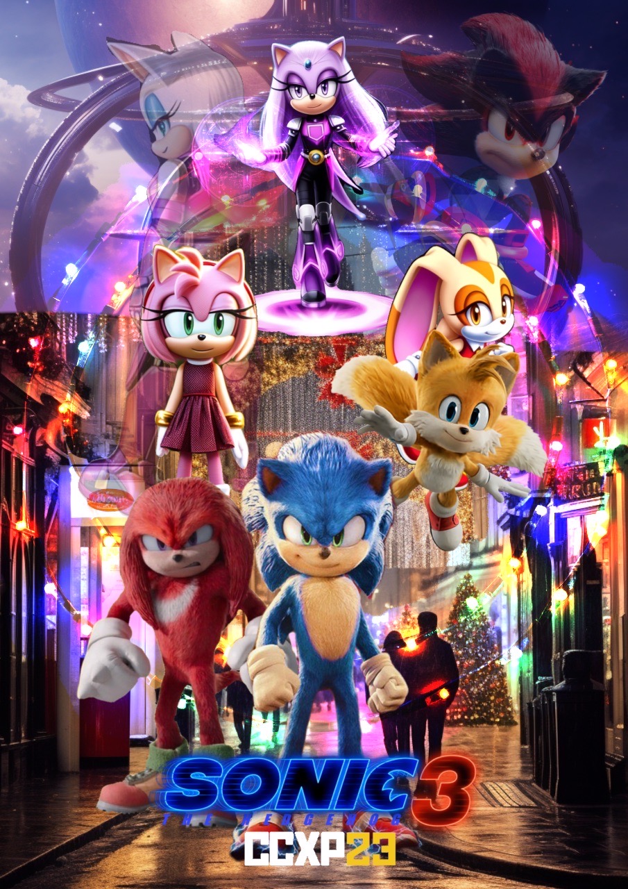 Official CCXP Poster of Sonic the Hedgehog : r/movies
