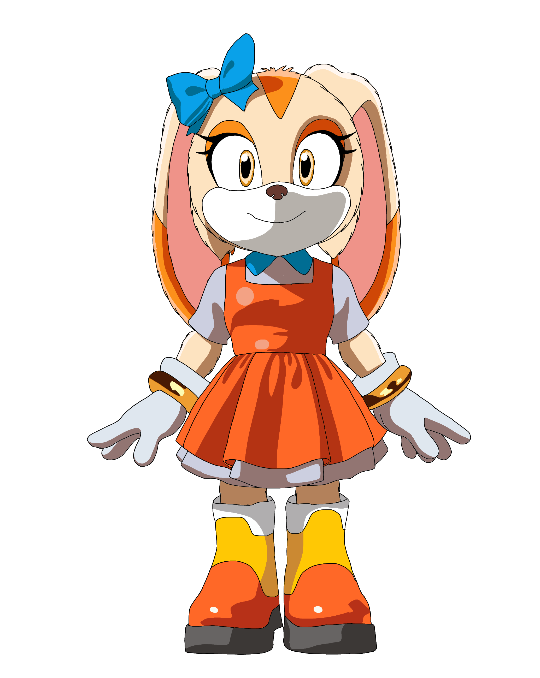 Cream Rabbit Cream The Rabbit concept art for Sonic Movie 4 by xXMCUFan2020Xx on ...