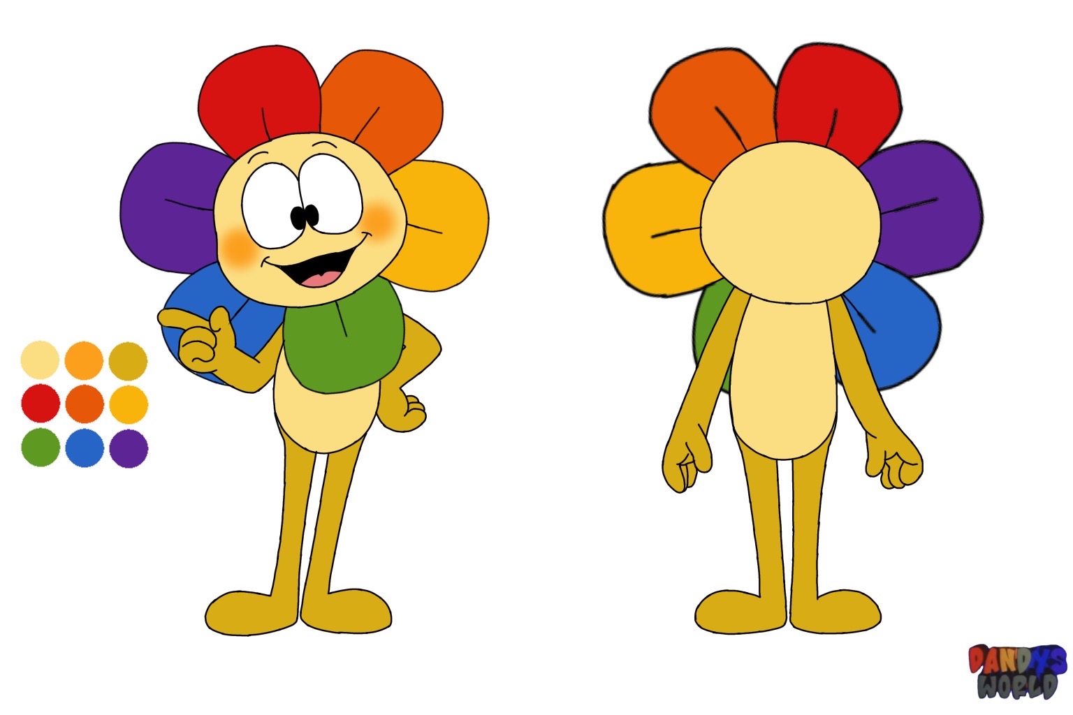 Dandy Refrence Dandy (1984-1992) reference sheet (UPDATED) by xXMCUFan2020Xx on DeviantArt