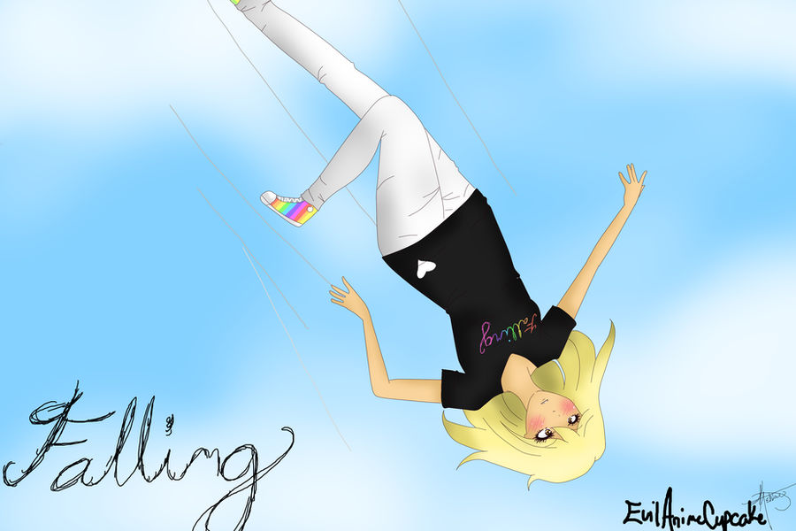 Falling Animation Deviantart Falling by EvilAnimeCupcake on DeviantArt