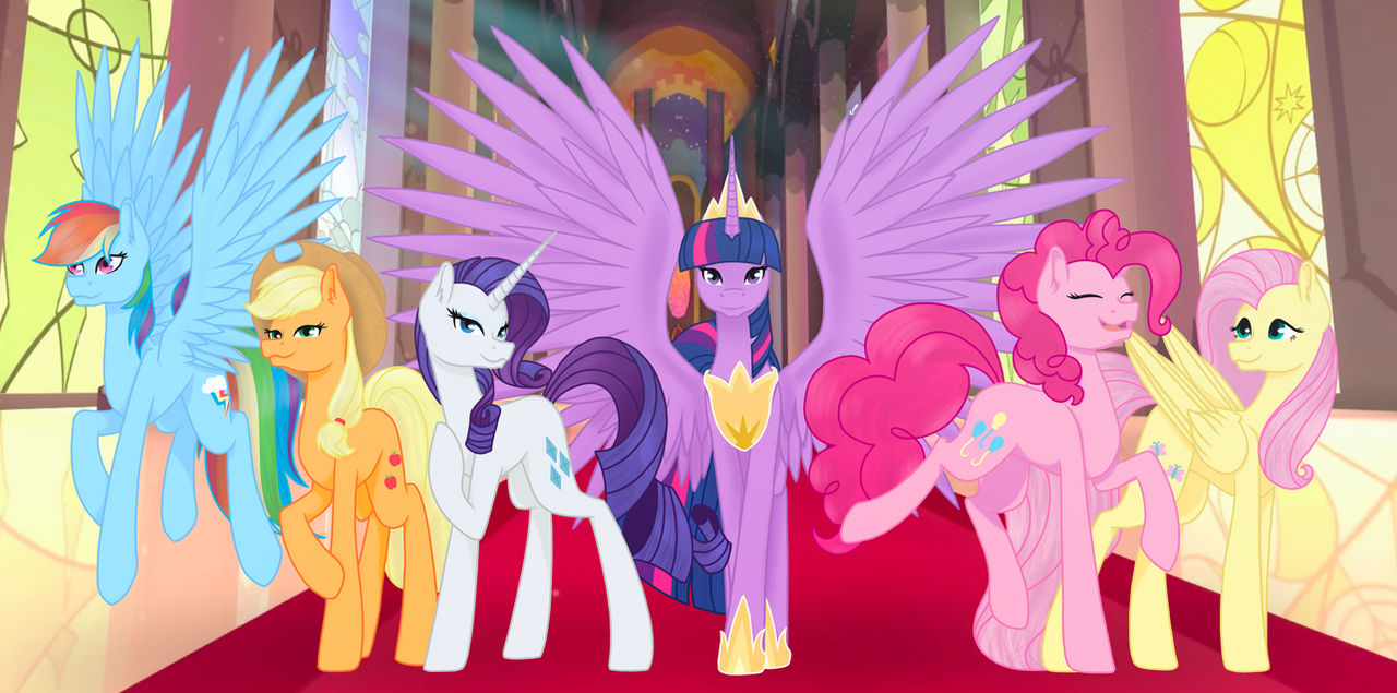 The Mane 6 by cp-the-hunter on DeviantArt