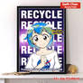 Earth Chan Recycle Motivational Poster