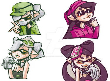 Callie and Marie Splatoon Stickers!