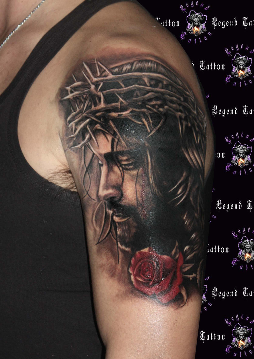 Jesus Tattoo,legend Tattoo Studio,portrait Tattoo by legendtattoo on  DeviantArt