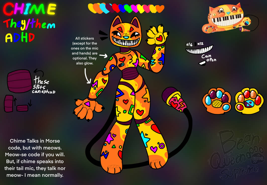 Mind Up Chime Script Chime reference sheet by BeanQueenSupreme on DeviantArt