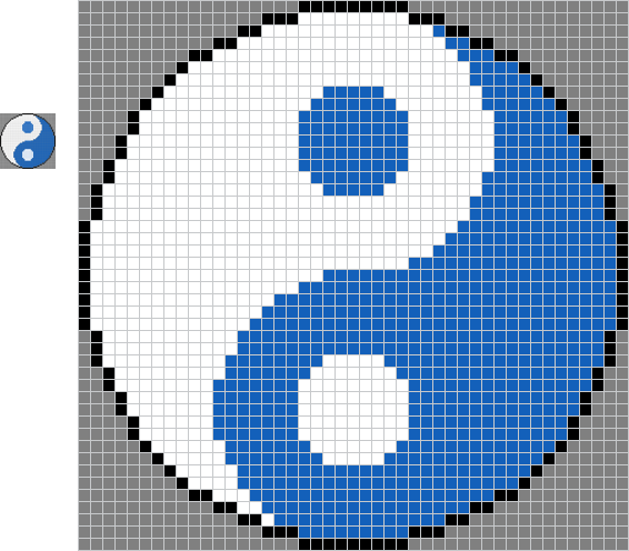 pix Pixel Art Yin Yang yin yang by alien exile on deviantart