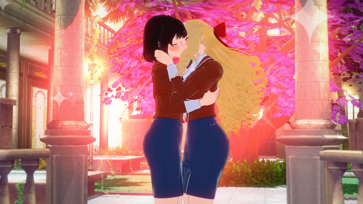 A Yuri Valentines Day Kiss!