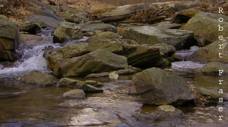 Trickles Run Through Rocks