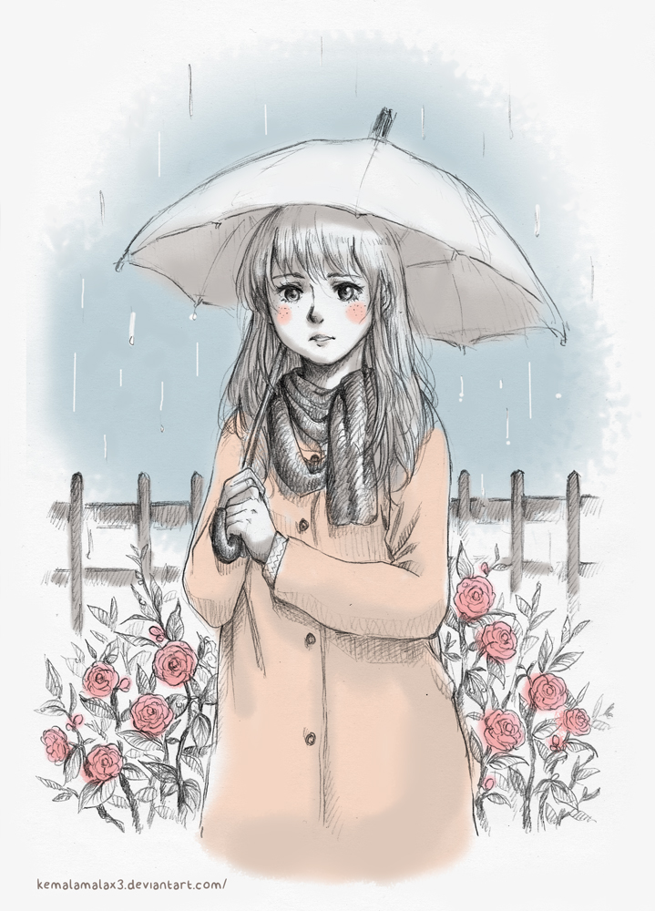 under the rain