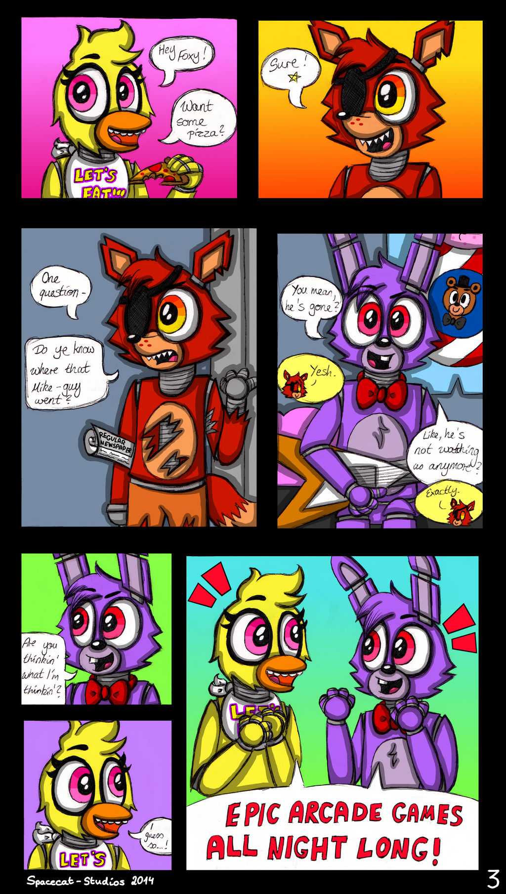 Out Of Order - A FNaF Comic - Ch. 1 p. 3