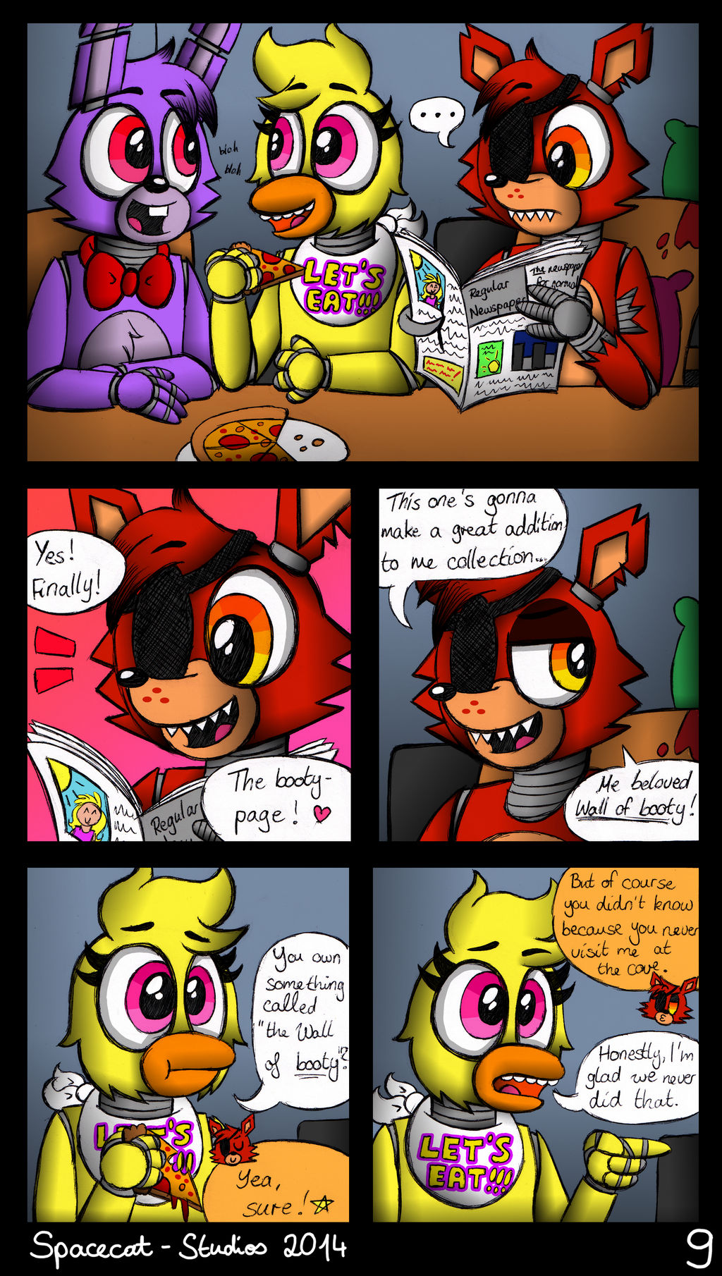 Out Of Order - A FNaF Comic - Ch. 1 P. 9