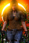 Gina as Lara Croft in Shadow of the Tomb Raider