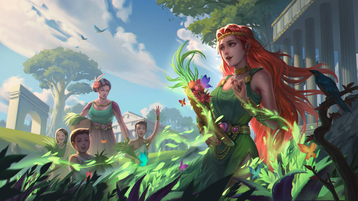 Demeter's Followers - Art For Mytheria Card Game by KikiCute2k3 on ...