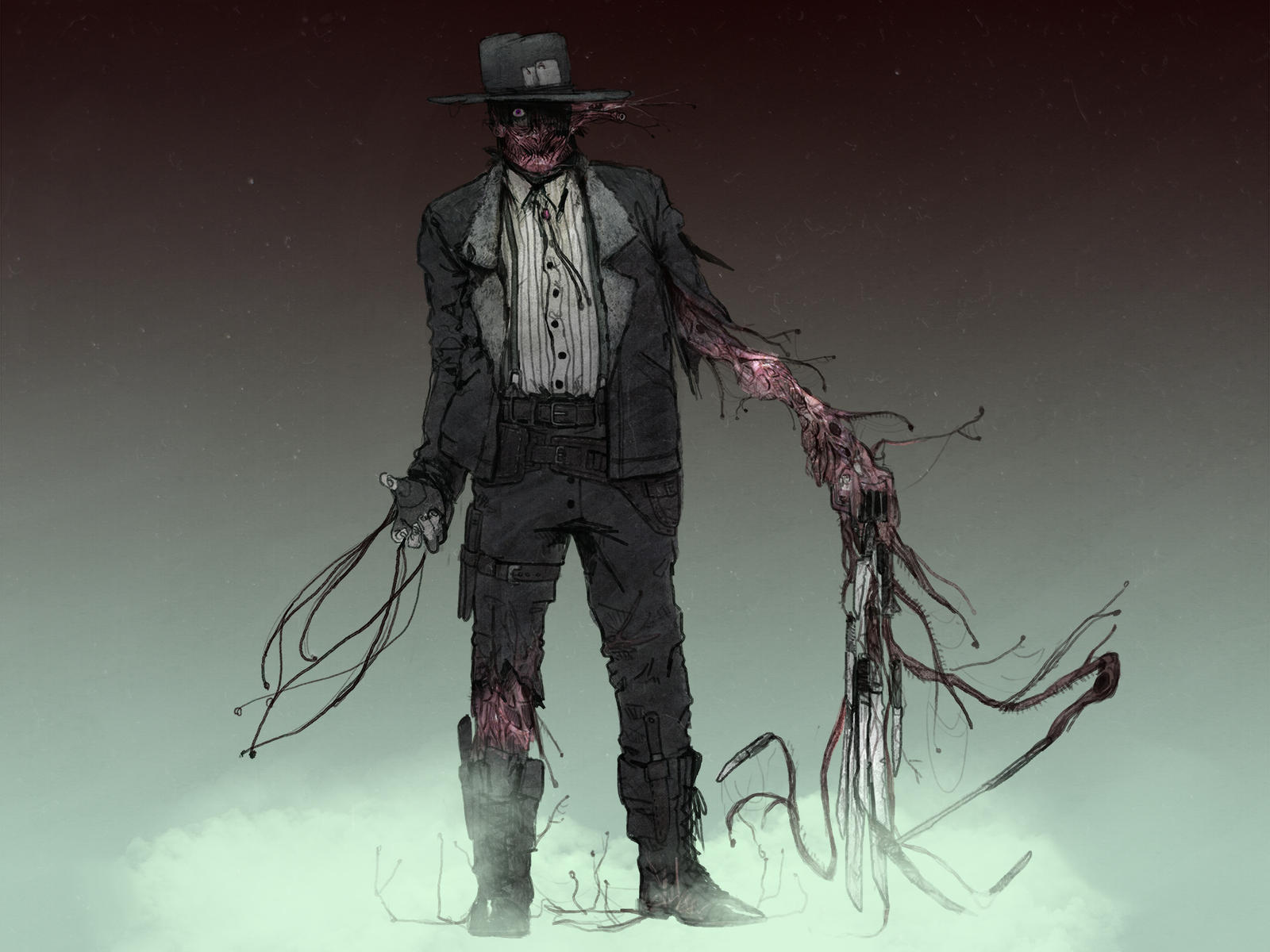 Parasite Cowboy Gunslinger By Battlebattlebattle On Deviantart Parasite Cowboy Gunslinger By Battlebattlebattle On Deviantart