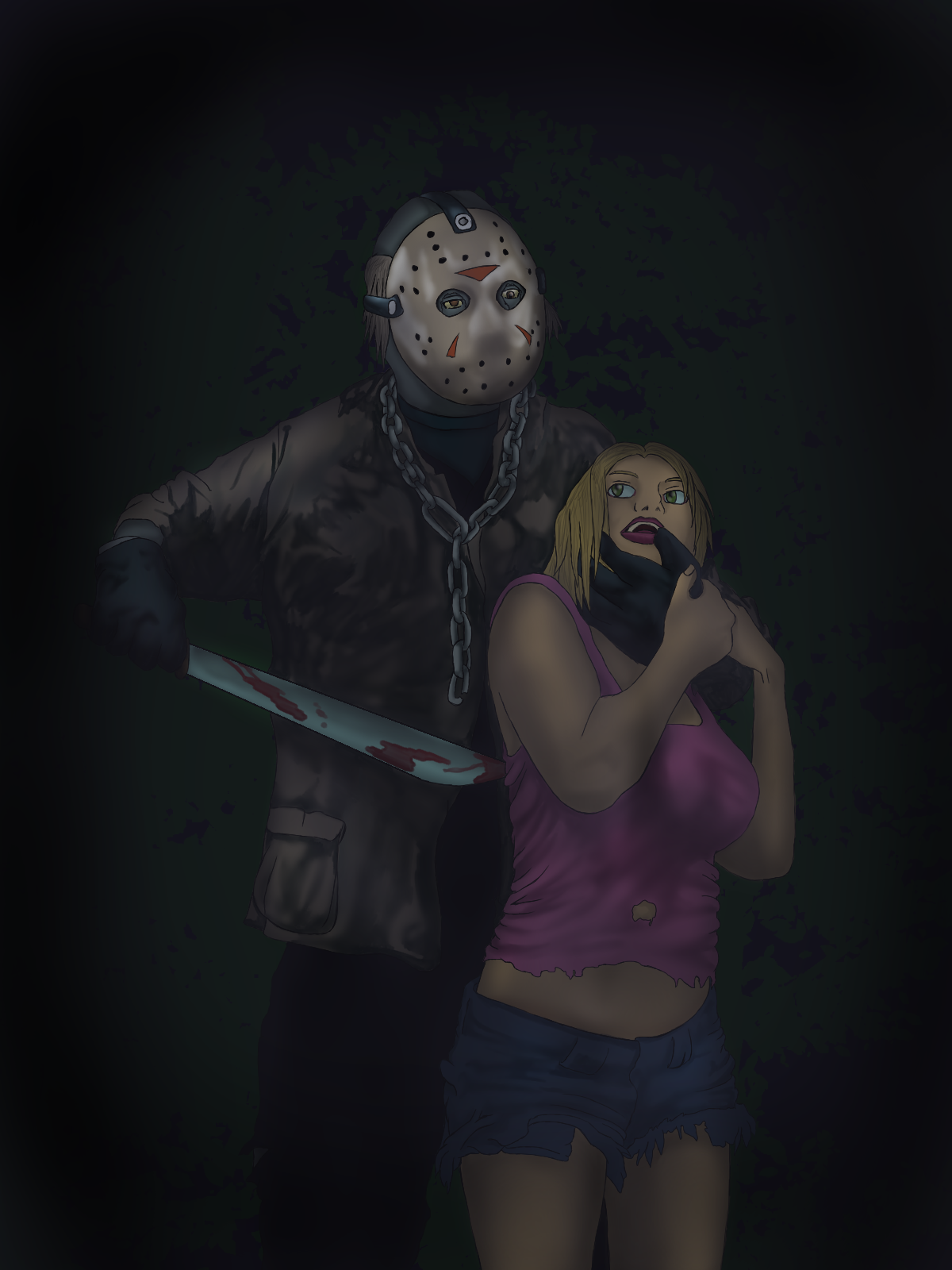 Friday The 13th Anime style.