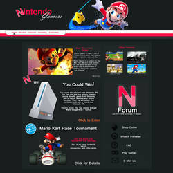 Web Design Nintendo