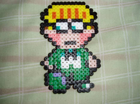 Earthbound perlersprite: Jeff