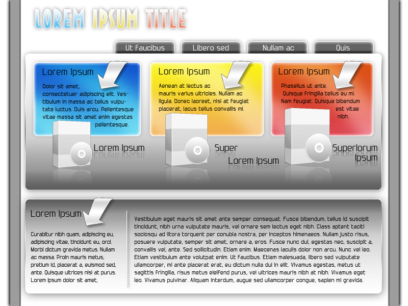 Lorem Ipsum layout