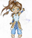 Chibi Korra by amazonitte