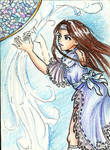 ACEO: Fairy of Wind by amazonitte