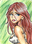 ACEO: Sadness by amazonitte