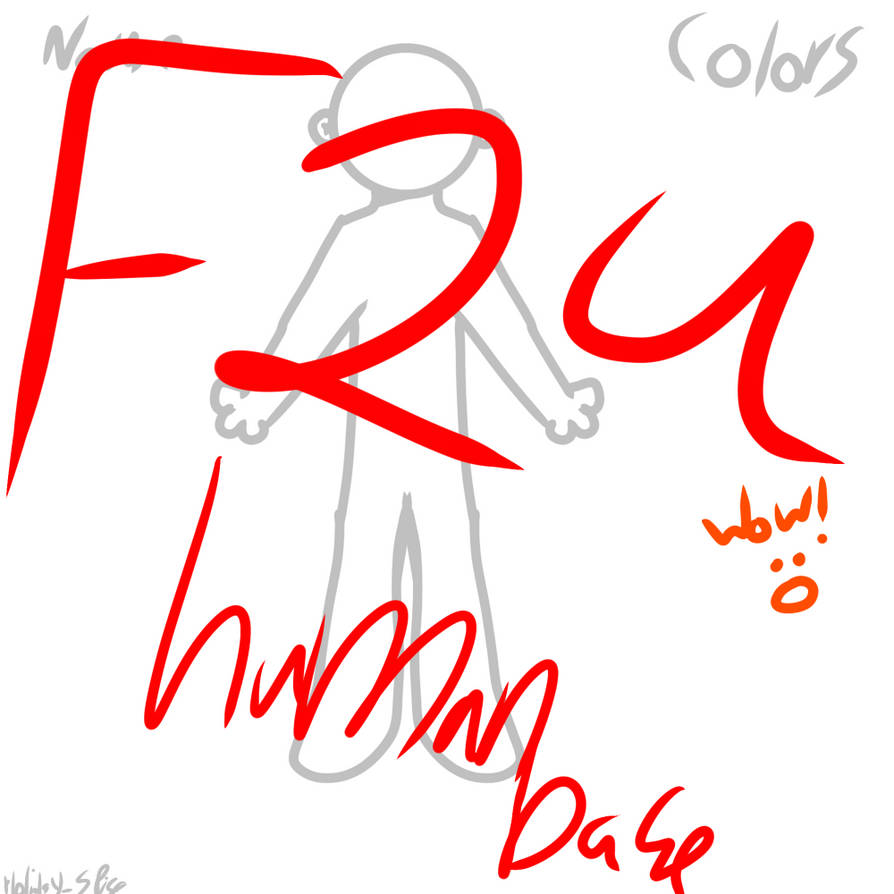 F2U Human ref base! by Holiday-Spice on DeviantArt