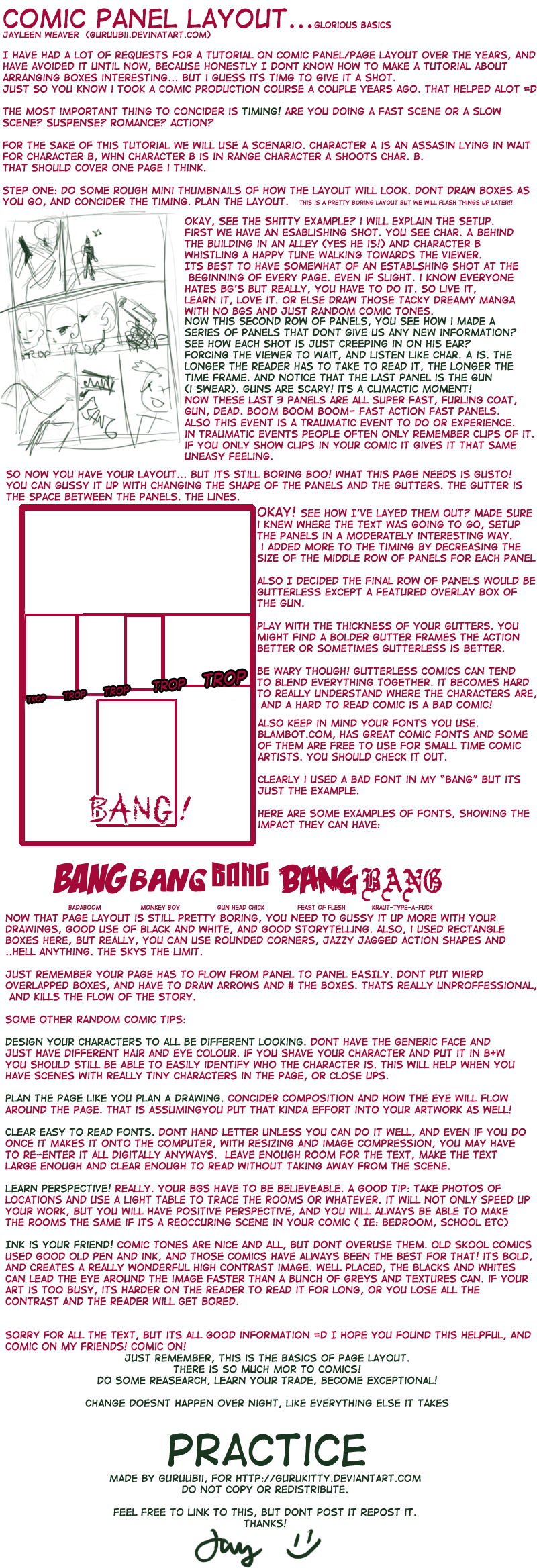 comic panel layout