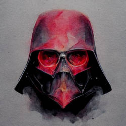 Darth Vader - Watercolor