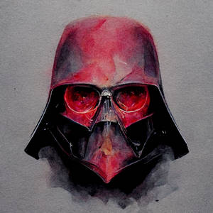 Darth Vader - Watercolor