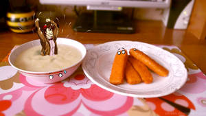 fish fingers and custard