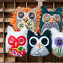 Mini owls plushies