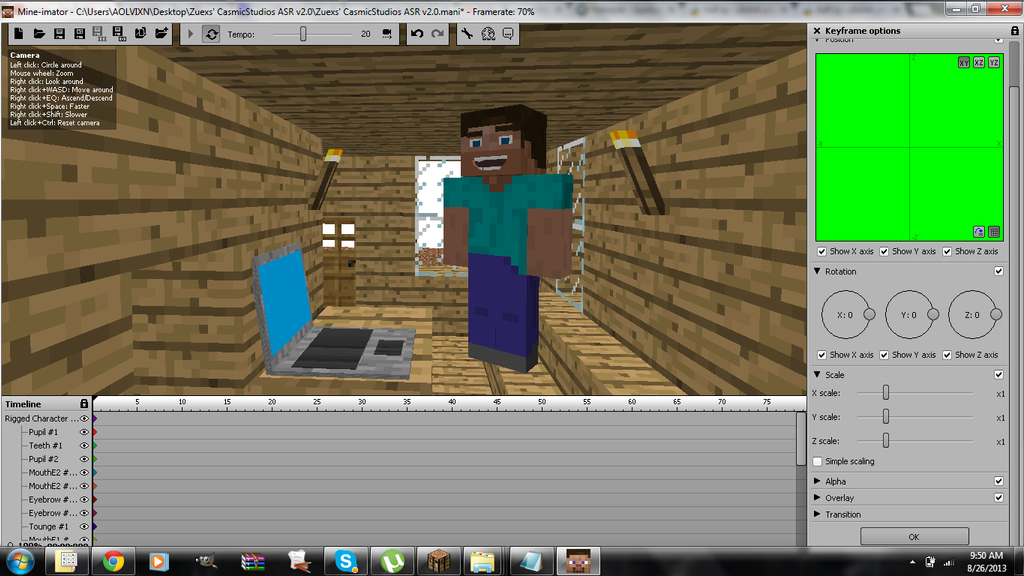 Computer Rig Mine Imator Mine-imator Laptop Rig with Facial Rigs By Me by aolvixn on DeviantArt