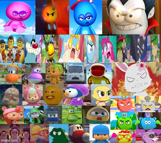 Angryy Characters Angry Characters by GroverthePac-Manfan on DeviantArt