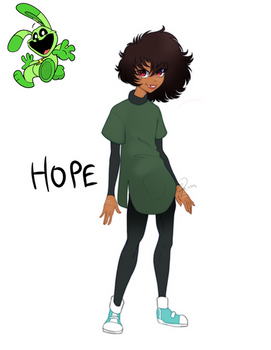 Hoppy Hopscotch as a Human Child