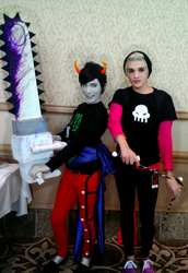 Male Kanaya Maryam and Rose Lalonde Cosplay