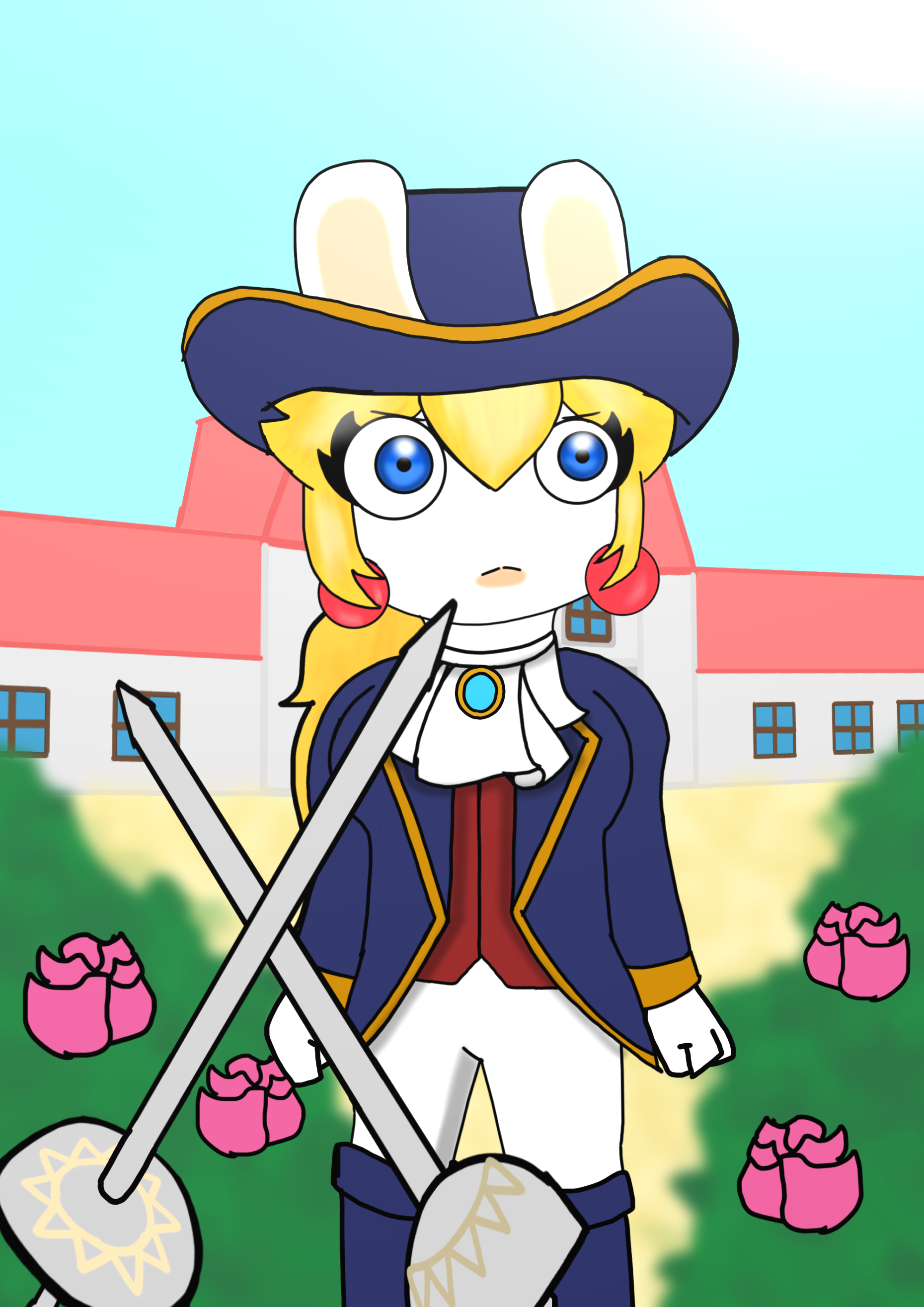 The Rabbid of Versailles by CreeperSwitch on DeviantArt