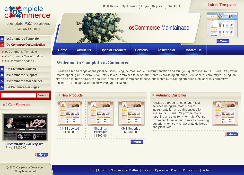 Complete osCommerce