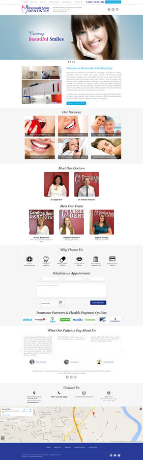 Riverwalksmiledentistry  Responsive wordpress