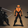 Wolverine v Ninjas  