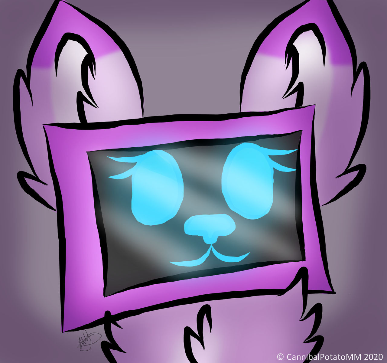 Computer Wolf Deviantart Computerwolf - Gift art by CannibalPotatoMM on DeviantArt