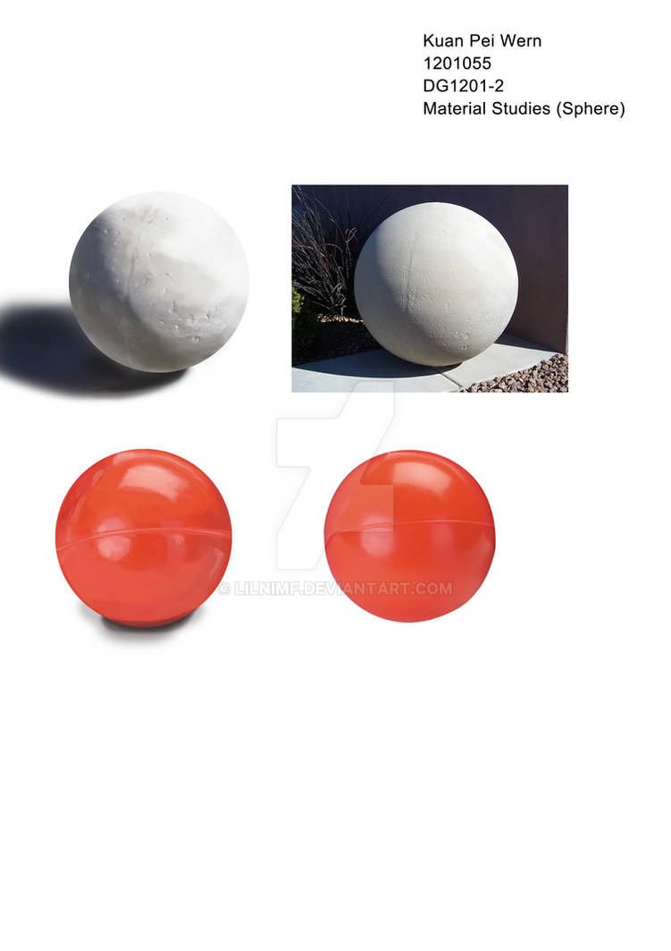 Material Studies (Sphere) by Lilnimf on DeviantArt