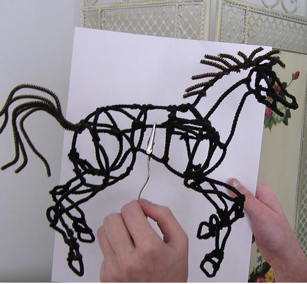 Wire horse