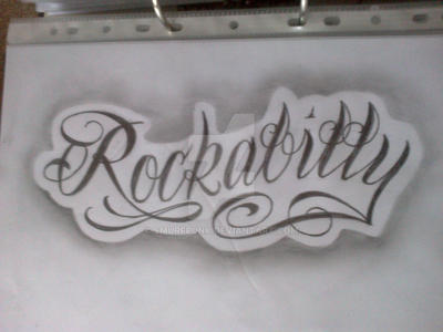 Rockabilly lettering by smurfpunk on DeviantArt