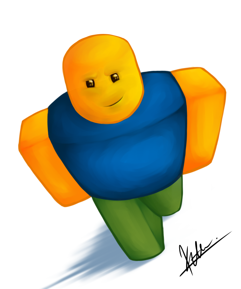 Roblox noob art by MURAIKAO on DeviantArt