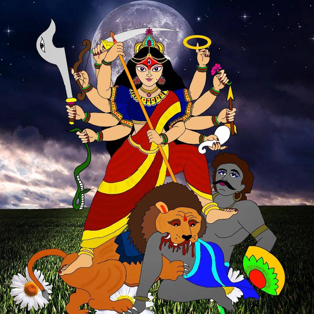 Goddess Mahishasura Mardini Devi by mohit1001 on DeviantArt