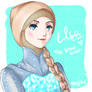 Elsa in hijab ver